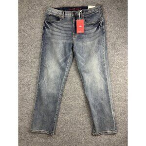 Lucky Brand 223 Straight Jeans Mens 34x30 Blue Stretch Denim Straight Leg Pants